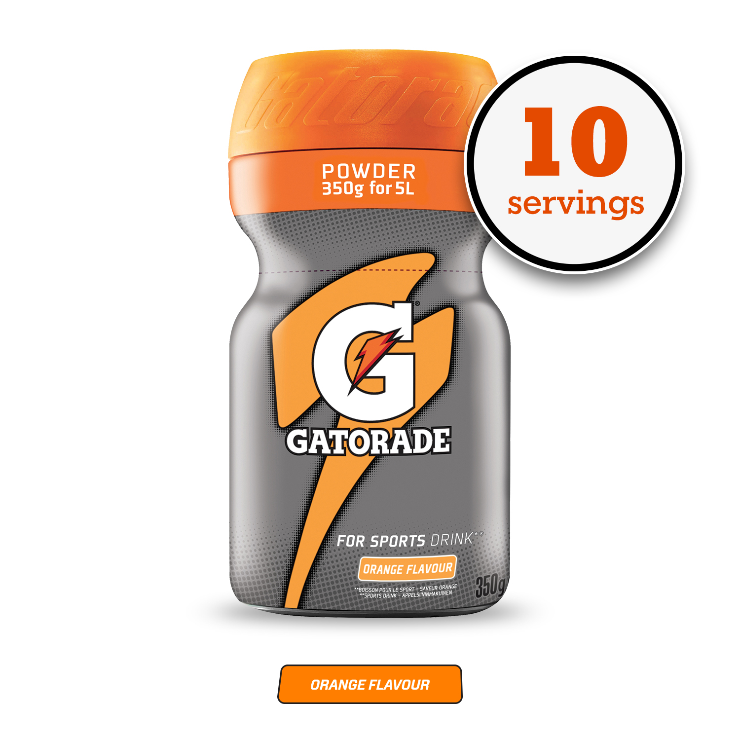 Gatorade Sports Lemon & Orange Drink Powder Twin Pack (2x350g