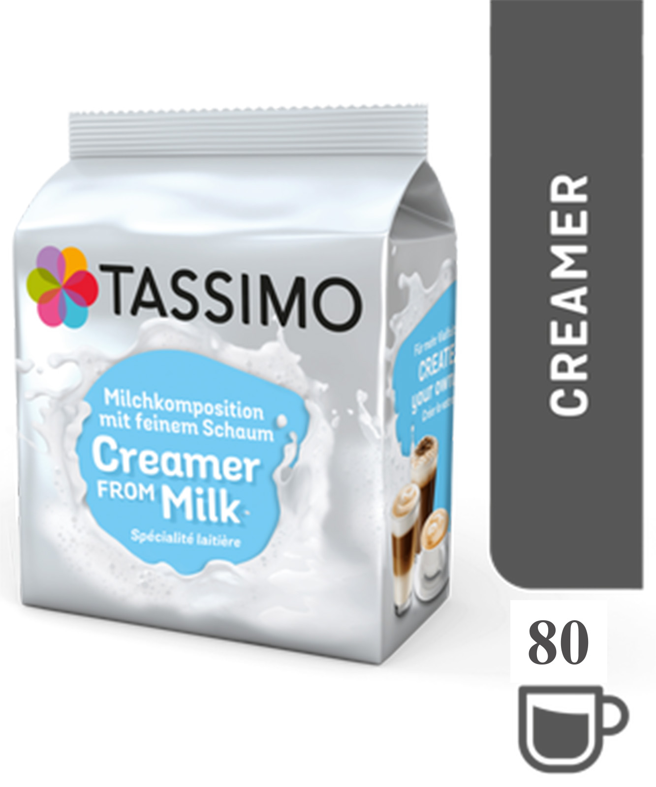TASSIMO Milk Creamer Pods Capsules Refills Pods TDiscs Pack of 5, 80 Drinks eBay