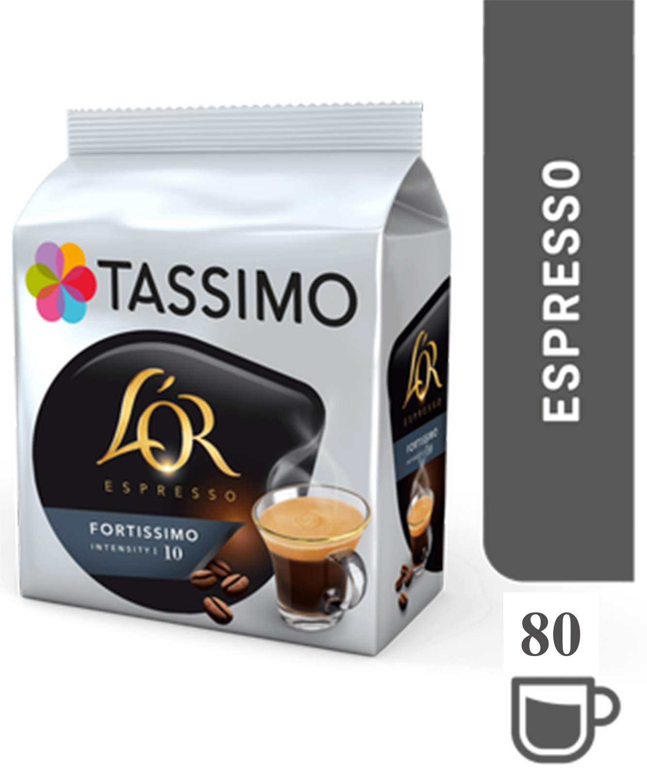 TASSIMO Fortissimo Gold Espresso Coffee Capsules TDiscs Pods 5 Pack, 80 Drinks 5052991265659 eBay